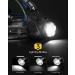 CUGHYS Rechargeable LED Headlamp | 4 Modes, Waterproof, Adjustable Headband | Camping, Hiking, Hunting | Black - Buy Online on GoSupps.com