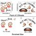 Maydahui Funny Face Expression Toilet Seat Sticker Set - 2 Pcs Waterproof Flush Decals for Bathroom - 10x9 and 11x10 Inches - Kids Potty Training Reminder - Buy Online on GoSupps.com