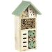 True Face Wooden Insect Bee House Natural Wood Bug Hotel Shelter Nest Garden Nesting Box - Buy Online on GoSupps.com