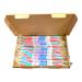 10 X Bubble Gum Gift Box Rock Sticks Handmade Traditional Rainbow Classic Sweets Retro Seaside Gift Wholesale Confectionery