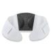 Collections Etc Adjustable Unisex Wrap-Around Lumbar Back Support White Large