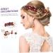 Hair Clip Headband Women Rhinestone Headwear 4 Sets Bridal Headwear Hair Combs for Women Wedding - Buy Online on GoSupps.com