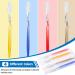 YOUKE OLA 200 Disposable Toothbrushes - Individually Packaged Multi Color Pack - Affordable Bulk Pack for Hotel Guests, Camping, Travel - Medium - Buy Online on GoSupps.com