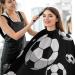 Holiday Soccer Professional Hair Cutting Cape - Salon Apron for Hairdressers & Barbers | Snap Closure | International Shipping - Buy Online on GoSupps.com