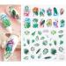 Women DIY Decals Stylish Leaves Nail Sticker Manicure Tool Slider Nail Art Decoration(style16) - Buy Online on GoSupps.com