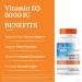 Doctors Best Vitamin D3 5000 IU Supports Heart Bones & Immunity Non-GMO Gluten Free Soy Free Vegetarian 180 Veggie Softgels - Buy Online on GoSupps.com