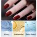 Glitter Red Nail Polish Wine Red Nail Polish Water-Based & Chip Resistant Nail Varnish Highly Pigmented Shimmer Nail Gel Quick Dry Nail Polish for Art Manicure DIY at Home - Buy Online on GoSupps.com
