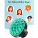Heeta Scalp Massage Brush for Wet & Dry Hair | Gently Massage & Shampoo Brush - Soft Silicone Head for Peeling & Relaxing | Black & Green Color Options - Buy Online on GoSupps.com
