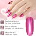 Metal Nail Polish Mirror Nail Varnish Pink Metallic Nail Polish Quick Drying Long Lasting Metallic Effect Nail Art Polish Non-Peelable Mirror Nail Polish No Need Cure - Buy Online on GoSupps.com