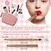 WLLHYF Professional Double Sided Retractable Lip Brush - Portable Travel Lip Makeup Applicator for Women and Girls (Gold) - Buy Online on GoSupps.com