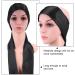 3-Piece Black Wig Grip Band Set - Satin Headbands for Secure Wig Attachment during Makeup, Facial, Sports, and Yoga - Buy Online on GoSupps.com