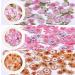 450Pcs 3D Flower Nail Stickers | Holographic Simulation Flower Leaf Glitter Sequin | Nail Art Decoration Paillettes - Wood Flower-9 - Buy Online on GoSupps.com