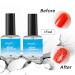 Buy Gel Nail Polish Remover 2 Pack - Non-Irritating Ultra-Powerful with Cuticle Pusher & Scraper | International Shipping Available - Buy Online on GoSupps.com
