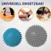 Best Sporting Massage Balls Set - Reflex Zone Therapy & Relaxation | Includes Free Exercise Instructions - Soft & Hard Hedgehog Balls - Buy Online on GoSupps.com