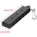 MUXSAM Black Golf Tee Holder for Bag - 1-Pack Tee Carrier with 12 Holes, 3 Ball Markers, Keychain - Golf Accessory - Buy Online on GoSupps.com