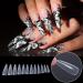 120Pcs Stiletto I Dual Forms Full Cover Nail Tips for Arched Extension - NMKL38 - Buy Online on GoSupps.com