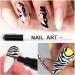 Hudhow's Nail Polish Pencil - 5 Colors Nail Art Pen for DIY Graffiti Abstract Lines & Floral Patterns | Nail Design Tool & Manicure Accessories - Buy Online on GoSupps.com