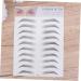 POPETPOP Stick-on Eyebrow 2pcs 3d Eyebrow Stickers Make up Kit Beauty Kit Bionic Eyebrow Stickers Patch Eyebrow Shape Woman - Buy Online on GoSupps.com