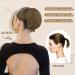 BARSDAR Synthetic Hair Dutt Extension - Golden Chestnut Brown Chignon with Clip | Short Pferdes Dutt for Women - 20cm - Buy Online on GoSupps.com
