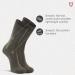 FoxRiver Men's Wick Dry Auras Ultra-Lightweight Liner Crew Socks - Large Olive - Buy Online on GoSupps.com