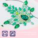 Green and White Self Adhesive Breast Gems - 2 Set Festival Jewels for Women - Buy Online on GoSupps.com