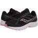 Saucony Women's Cohesion 14 Road Running Shoe 8 - Black/Pink | Lightweight Support & Comfort - Buy Online on GoSupps.com