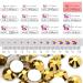 Dowarm 1440 Pieces SS6 Flatback Rhinestones 2MM Mini Flatback Nail Crystal Rhinestones for Craft Nails Dance Costumes Flat Back Nail Crystals Non Hotfix Rhinestones (SS6 / 2MM Bright Gold) - Buy Online on GoSupps.com
