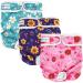 PET soft dog diapers for bitches reusable heat pants for bitches high -suction incontinence dog diapers 3 pieces (pattern 3 l) pattern 3 l