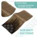 Buy Youngsee Balayage Clip-in Extensions - Real Hair 55cm Dark Brown 120g #4/10/16 | Best Quality & Fast International Shipping - Buy Online on GoSupps.com