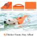 Vivaglory Neon-Orange Dog Swimming Vest for Small & Medium Dogs | Adjustable Easy-On/Easy-Off | Fits 48-58 cm Ribcage Girth - Buy Online on GoSupps.com
