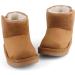 MK MATT KEELY Baby Winter Snow Boots Toddler Unisex Plush Booties - Brown | 5 UK Child - Buy Online on GoSupps.com