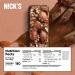 Nick's Keto Almond Chocolate Nut Bar - 1g Sugar, 3g Net Carbs, Pack of 12 - Healthy Snack for Sports & Outdoor Activities - Buy Online on GoSupps.com