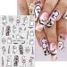 JMEOWIO 9 Sheets Halloween Nail Art Stickers Decals Self-Adhesive Pink Cute Ghost Nail Supplies Nail Art Design Decoration Accessories - Buy Online on GoSupps.com