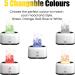 Think Gizmos 180ml Colour Changing Flame Humidifier Essential Oil Diffuser - Super Quiet & Portable - Ideal for Home, Office, Yoga, Spa - 10hr Run-Time - White - Buy Online on GoSupps.com
