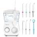 Belmint Water Flosser for Teeth Cleaning - Countertop Oral Irrigator Teeth Cleaner for Braces & Bridges with 10 Adjustable Water Jet Pressures - 8 Multifunctional Tips, 600ml Capacity