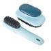 Laundry Brush Shoe Brush Shoe Cleaning Brush Scrub Brush for Stains,Household Cleaning Clothes Shoes Scrubbing,Household Cleaning Brushes Bathroom Ergonomics Grip Easy Hold Pack 2 Blue