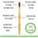 Bamboo Toothbrush Pack of 4 | Soft Bristles | Vegan & Biodegradable | Eco-Friendly & Sustainable | 100% BPA-Free | ECOMONKEY  - Buy Online on GoSupps.com