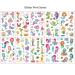 Kids Glitter Mermaid Temporary Tattoos - Waterproof & Long Lasting Body Art Stickers for Girls Birthday Party - 18 Sheet Set - Buy Online on GoSupps.com