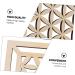 Cabilock 1pc Wooden Wall Hangings Sacred Geometry Home Decor Of Life Wall Art Geometric Wall during As Shown1 - Buy Online on GoSupps.com