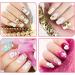500PCS Mixed Shape Heart Pearls Nail Charms - White Acrylic Beads for Cute 3D Nail Art - DIY Craft Accessories - Buy Online on GoSupps.com