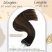 Ugeat Real Hair Microring Extensions - Brown Balayage Micro Loop 50g 35cm | #2/6/2 Smooth Quality - Buy Online on GoSupps.com