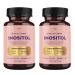 Myo-Inositol et D-Chiro Inositol SOPK 4100MG G lules V ganes Fonction M tabolique quilibre Hormonal et Bien- tre Psychologique 9-en-1 Folate 5-MTHF Chrome Zinc Vitamine B6 B12 & D3 2x lot Caps d'Inositol