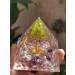 6cm Pyramid Ogan Crystal Energy Tower for Reiki Chakra Healing - Natural Crushed Stone Jewelry for Home and Office - Buy Online on GoSupps.com