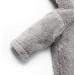 Haokaini Newborn Bear Warmer Snowsuit | Cotton Fleece Hooded Romper for Baby Girls Boys 6-9 Months - Grey - Buy Online on GoSupps.com