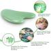 Gua Sha Tool Scraping Massage Set for Face and Body - Anti Aging Trigger Point Treatment for SPA Acupuncture Therapy - Stress Relief and Muscle Release - 2 Pack (Light Green) - Buy Online on GoSupps.com