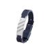 3031 Energy Bracelet Positive Ion Power Band Pro Ion Silicon Magnetic Band Dark gray 3 Stripes Trinitix Design with Swarovski crystal energetix 4you 15-23 cm