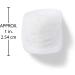 Simply Soft 100% Pure Cotton Balls - Absorbent 200 Count (Pack of 3) - Buy Online on GoSupps.com