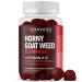 Horny Goat Weed Gummies with Vitamin B12 - Energy Endurance & Performance Support for Male Health - 60 Count - Vegetarian-Friendly Non-GMO Pectin-Based - Raspberry Flavor 1 Month Supply 60 Count (Pack of 1)