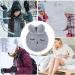 Rabbit Hot Water Bottle with Cover - Neck & Shoulder Pain Relief for Arthritis, Headaches - Hot & Cold Therapy - Buy Online on GoSupps.com