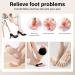 6 Pairs Forefoot Cushions - Women's Invisible Cotton Toe Socks for Pain Relief | Soft Midfoot Pad in Black & Skin Color - Buy Online on GoSupps.com